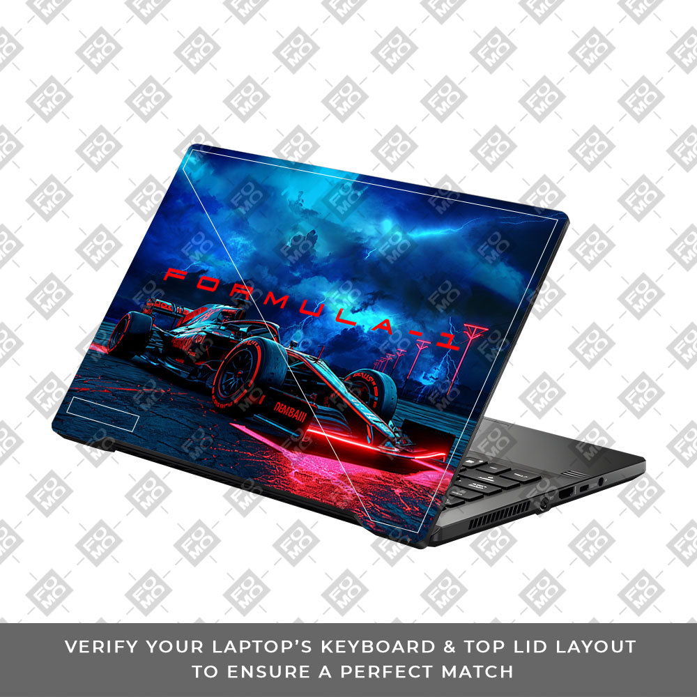Fututristic Formula 1 Asus ROG Zephyrus G14 GA401  Laptop Skin