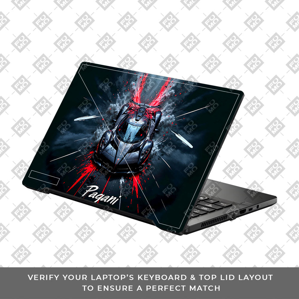 Pagani Midnight Impact Asus ROG Zephyrus G14 GA401  Laptop Skin