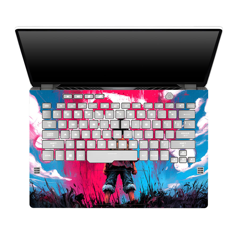 Straw Hat Graffiti One Piece Asus ROG Zephyrus G14 GA401 Laptop Skin