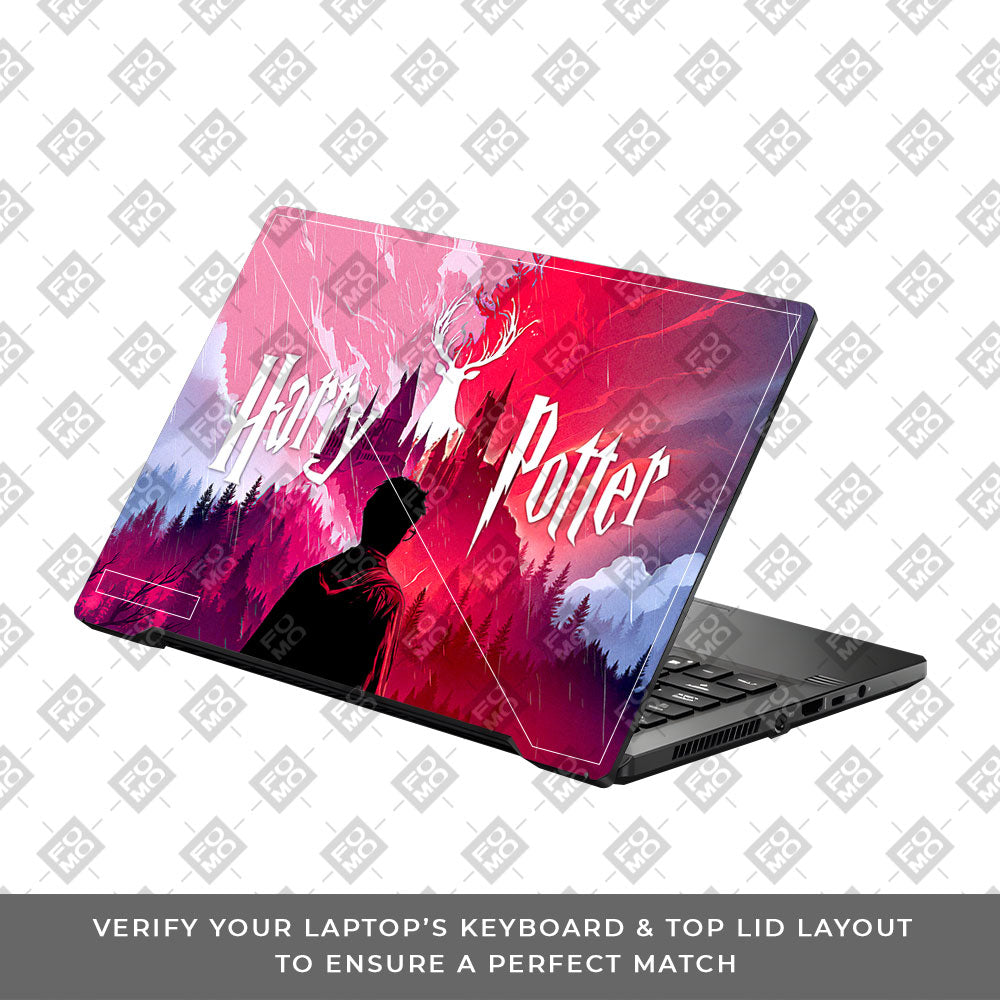 Harry Potter Magical Hogwarts Asus ROG Zephyrus G14 GA401 Laptop Skin