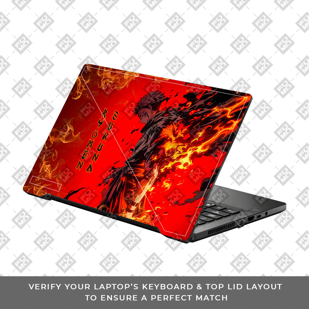 Ryomen Sukuna Lord of Curses Asus ROG Zephyrus G14 GA401 Laptop Skin