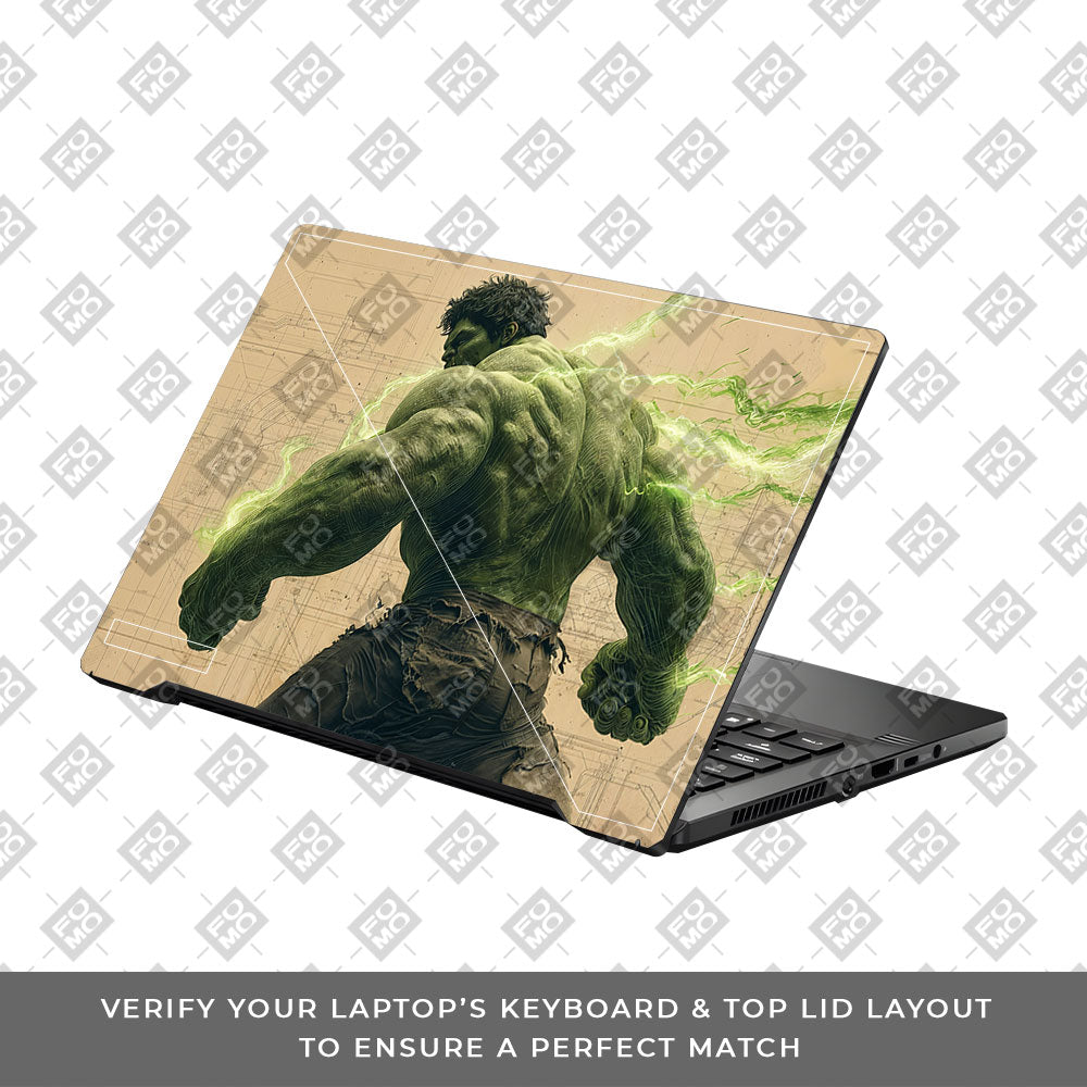 Hulk Unleashed Asus ROG Zephyrus G14 GA401 Laptop Skin