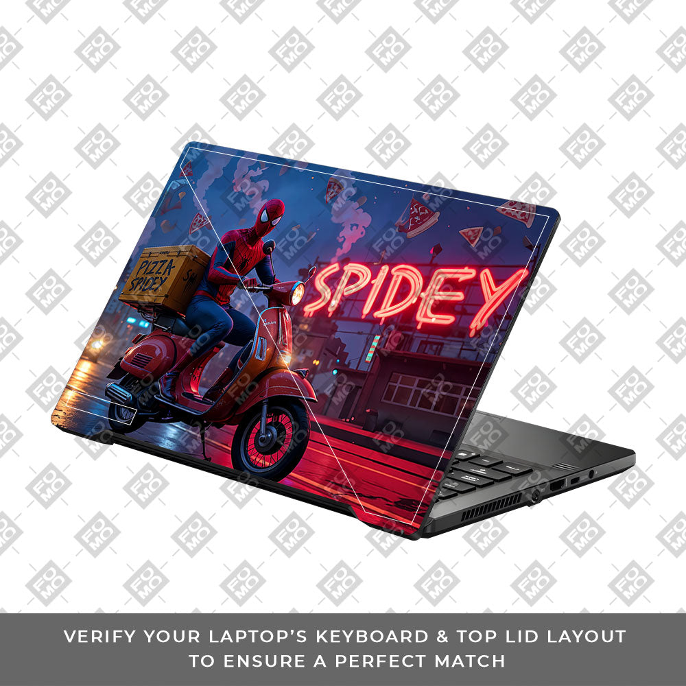 Pizza Spidey Asus ROG Zephyrus G14 GA401 Laptop Skin