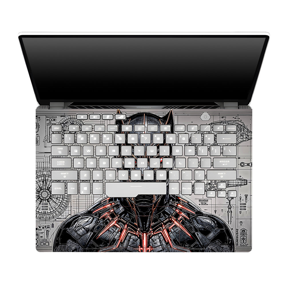 Black Panther Vibranium Tech Asus ROG Zephyrus G14 GA401 3D Laptop Skin
