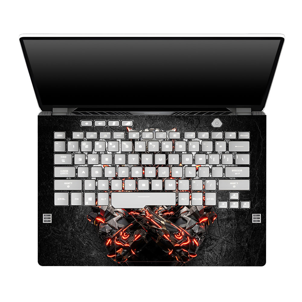 Black Panther Glowing Fury Asus ROG Zephyrus G14 GA401 Laptop Skin