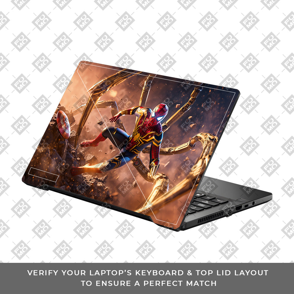 Spider Man Mech Arms Asus ROG Zephyrus G14 GA401 Laptop Skin