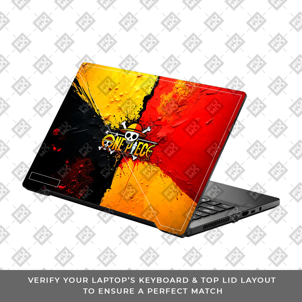 One Piece Paint Splash Asus ROG Zephyrus G14 GA401 Laptop Skin
