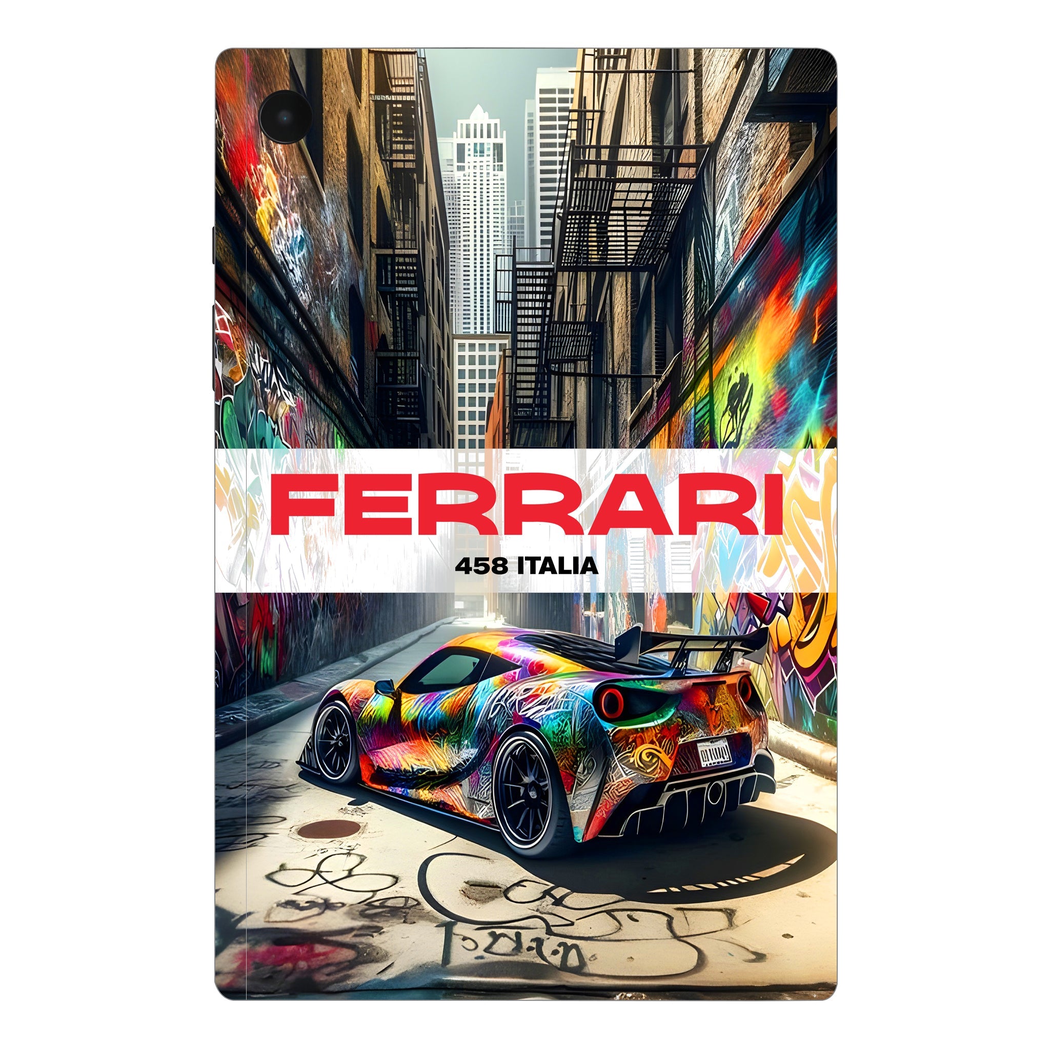 Samsung Galaxy Tab A8 Ferrari 458 Italia Cars & Bikes Tablet Skins