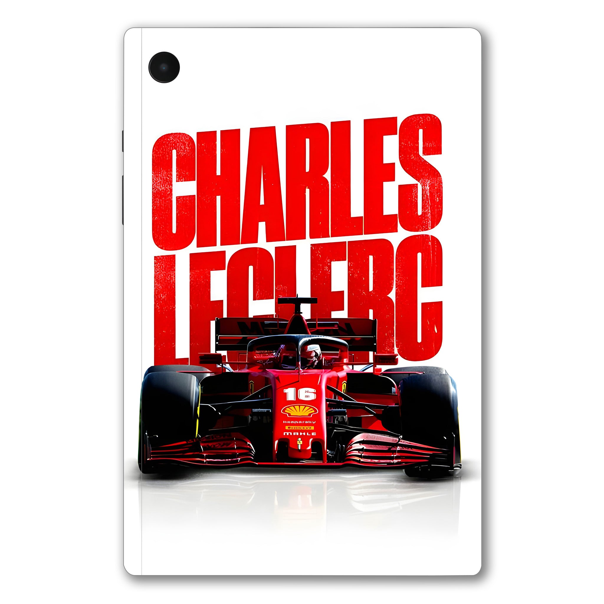 Samsung Galaxy Tab A8 Charles Leclerc Ferrari Cars & Bikes Tablet Skins