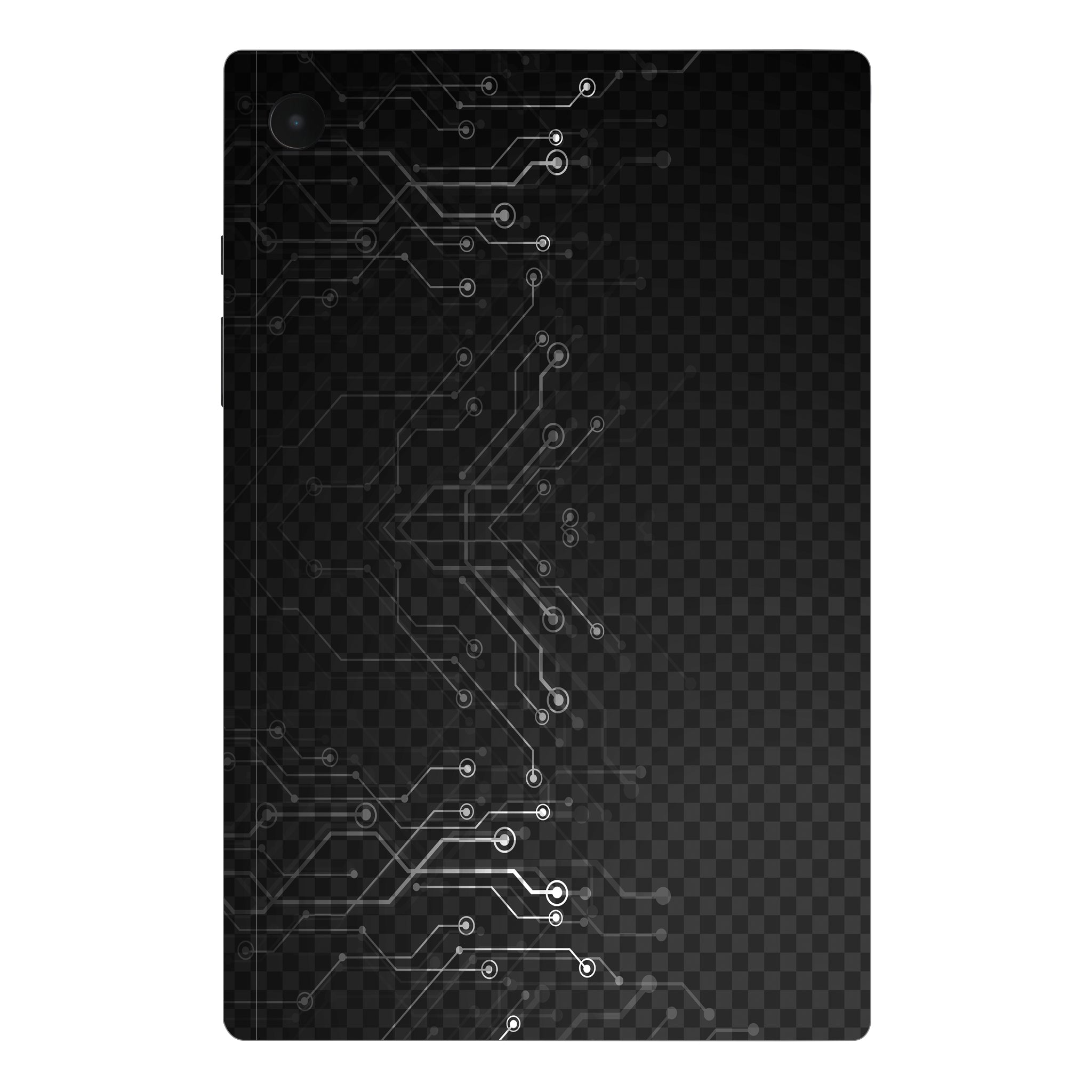 Samsung Galaxy Tab A8 Black Digital Circuit Tablet Skins