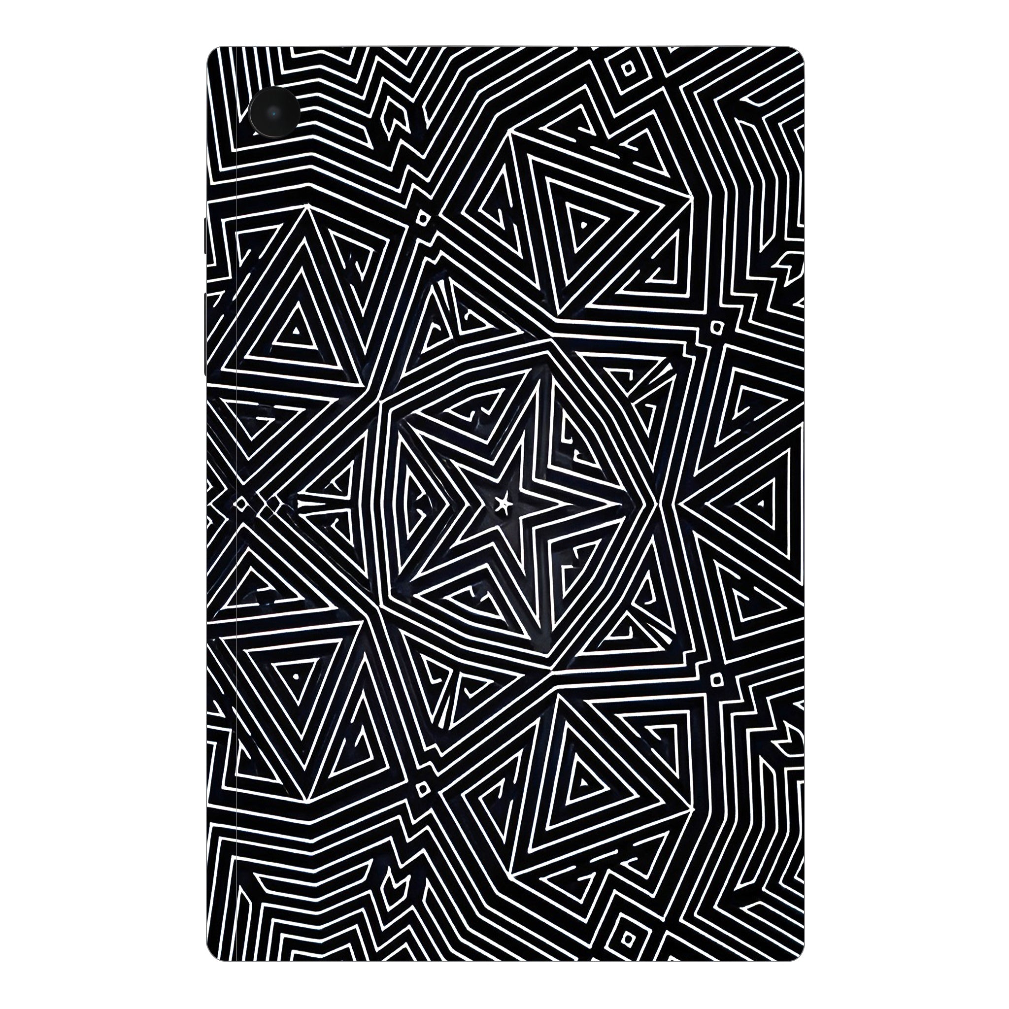 Samsung Galaxy Tab A8 Monochrome Maze Tablet Skins