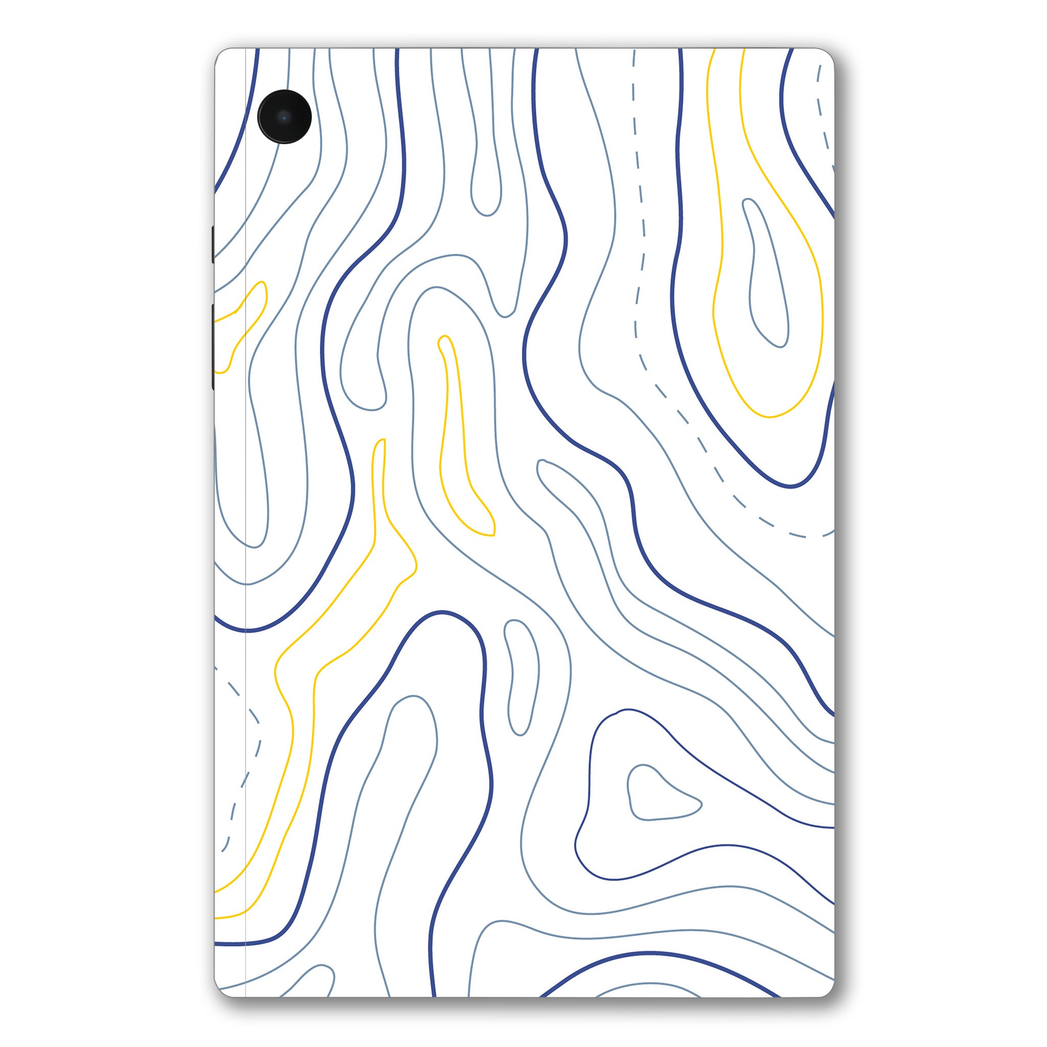 Samsung Galaxy Tab A8 Minimalist Colorful Contours Tablet Skins