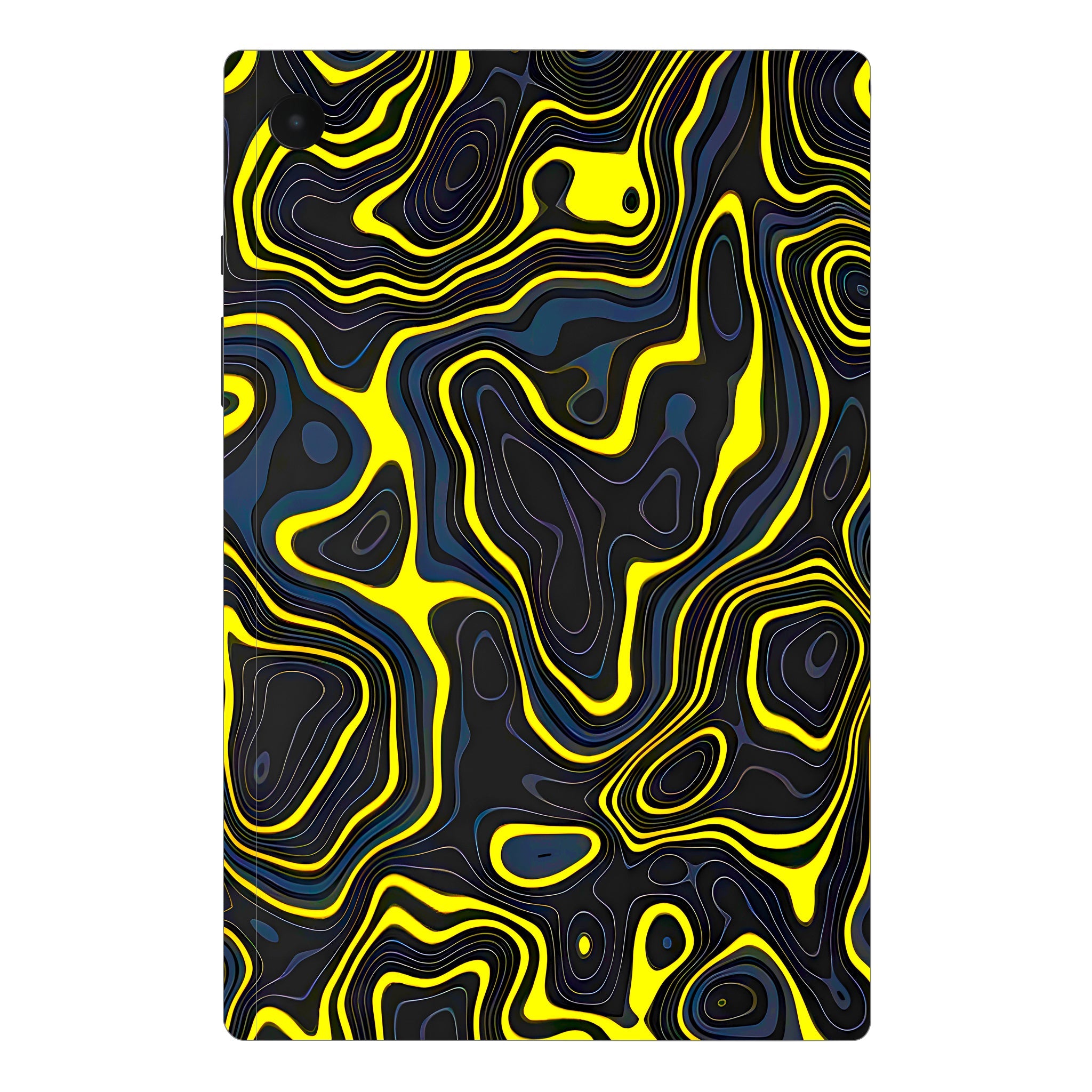 Samsung Galaxy Tab A8 Neon Lava Contours Tablet Skins