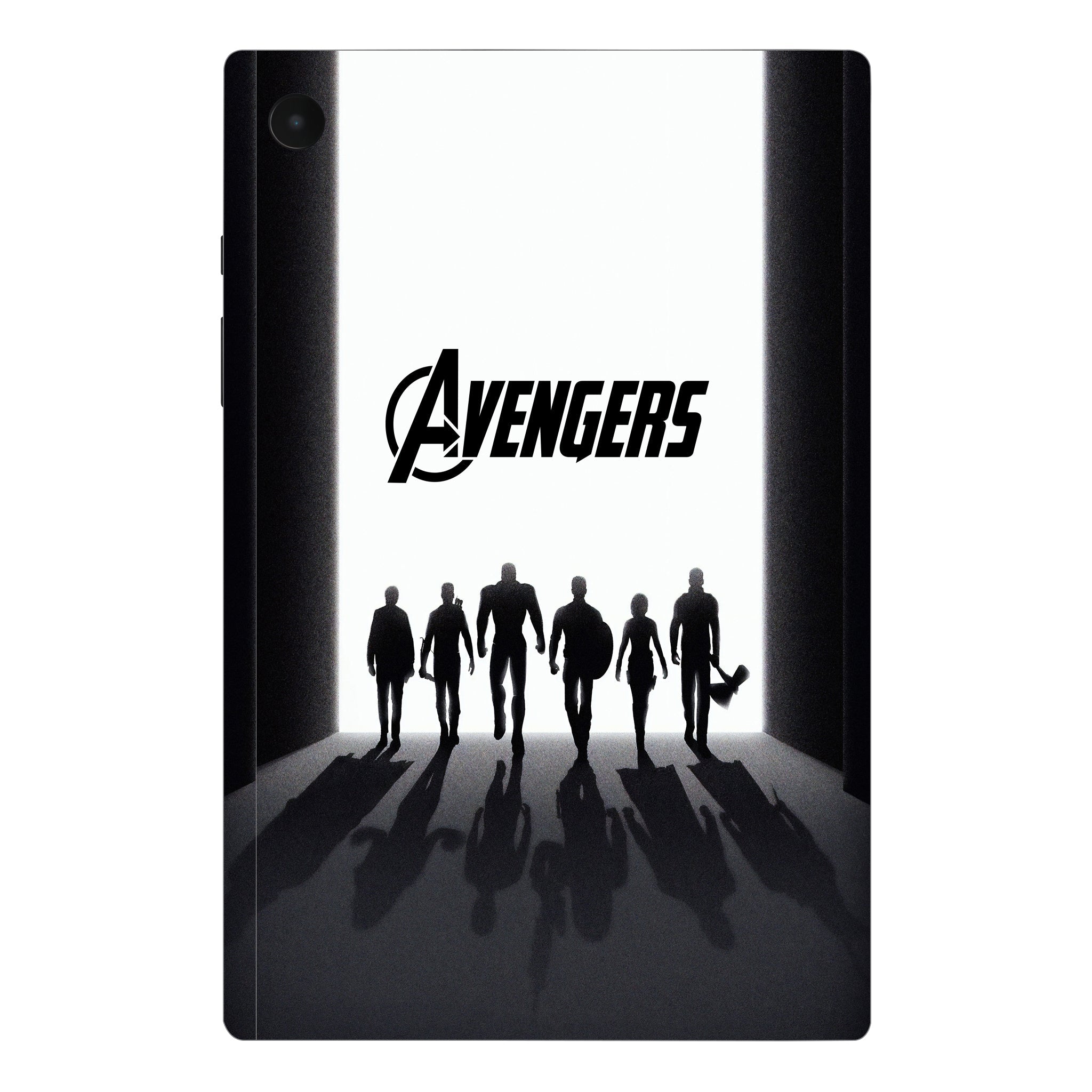 Samsung Galaxy Tab A8 Avengers in Black Movies Tablet Skins