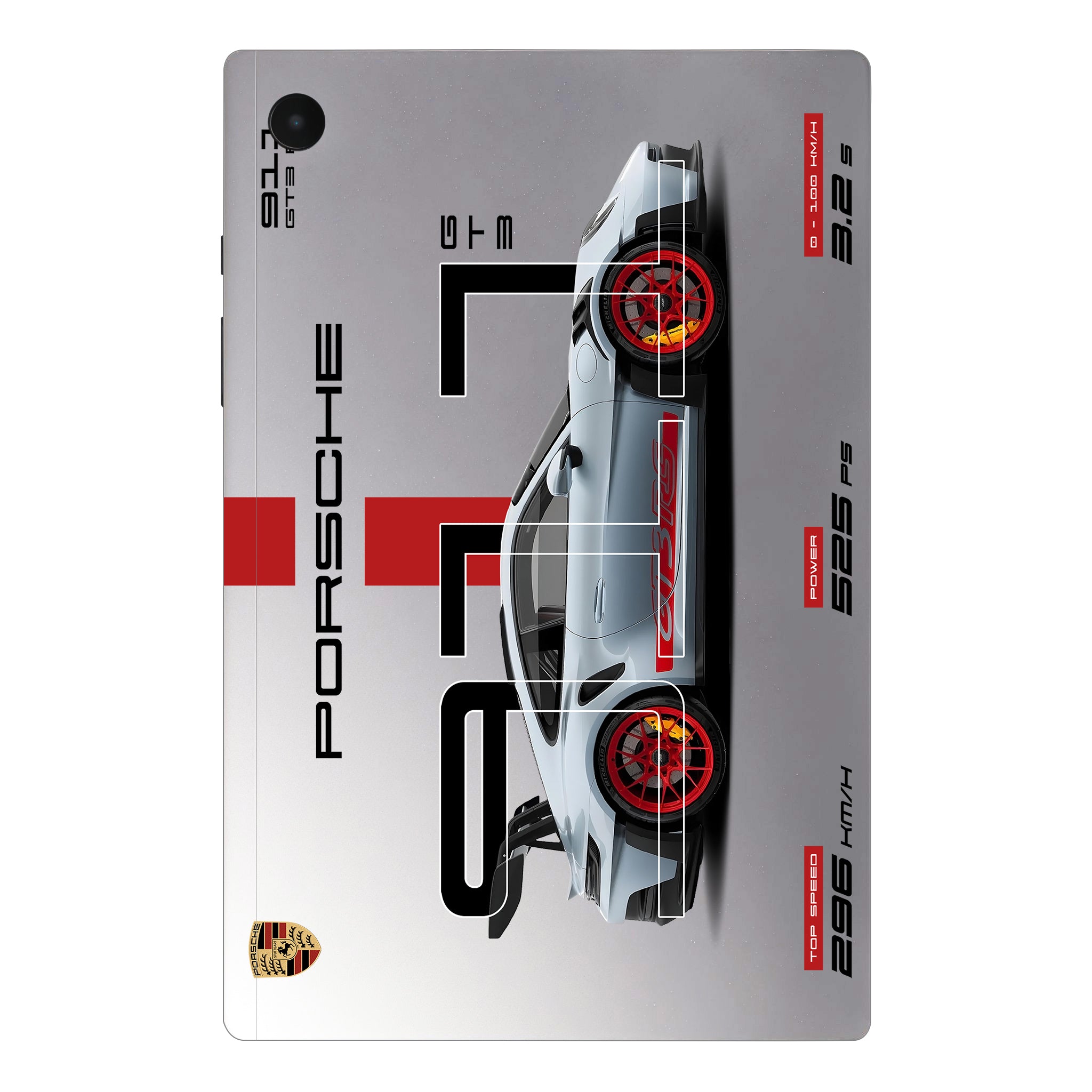Samsung Galaxy Tab A8 Transparent Porsche 911 GT3 RS Cars & Bikes Tablet Skins