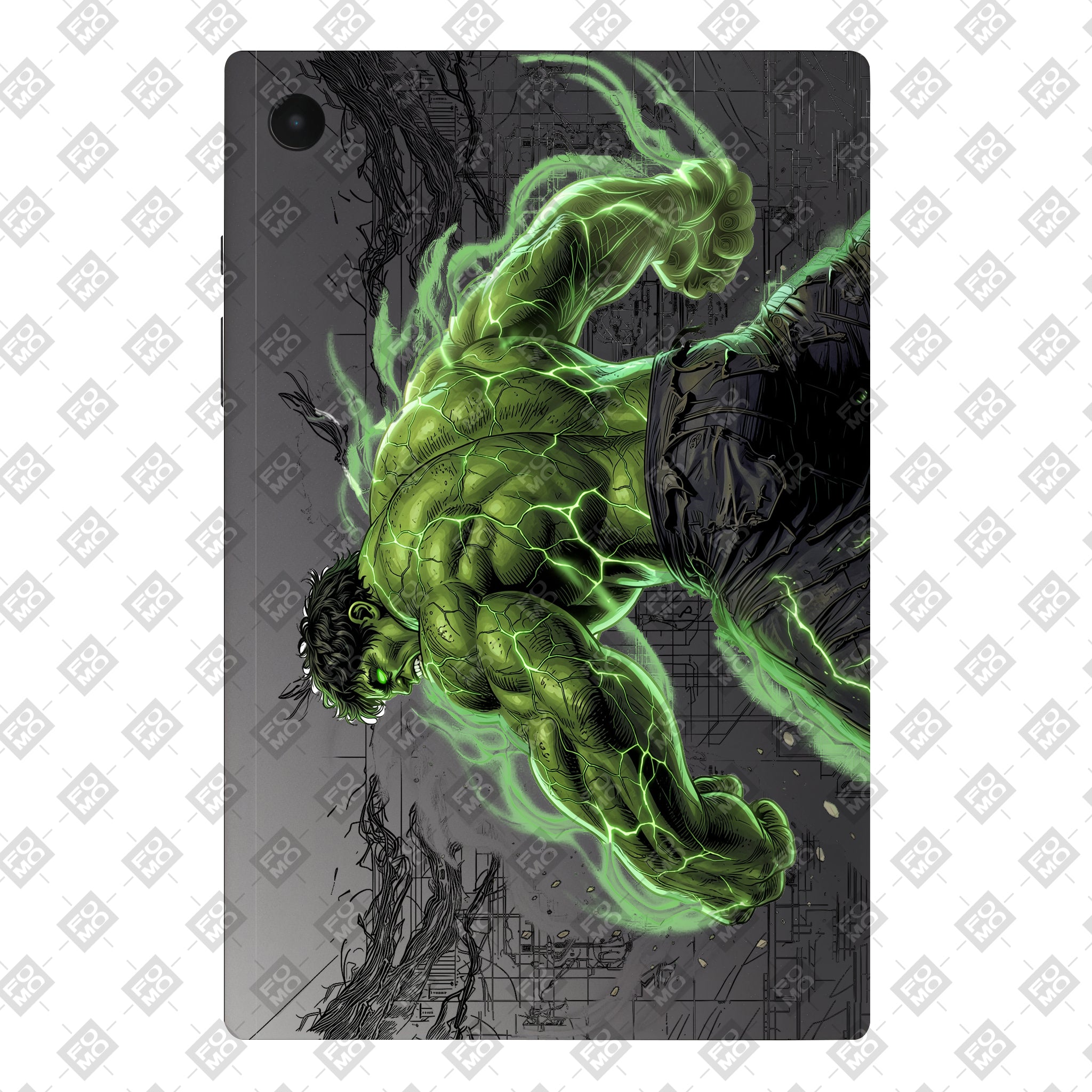 Samsung Galaxy Tab A9 Plus Transparent Hulk Smash Tablet Skin