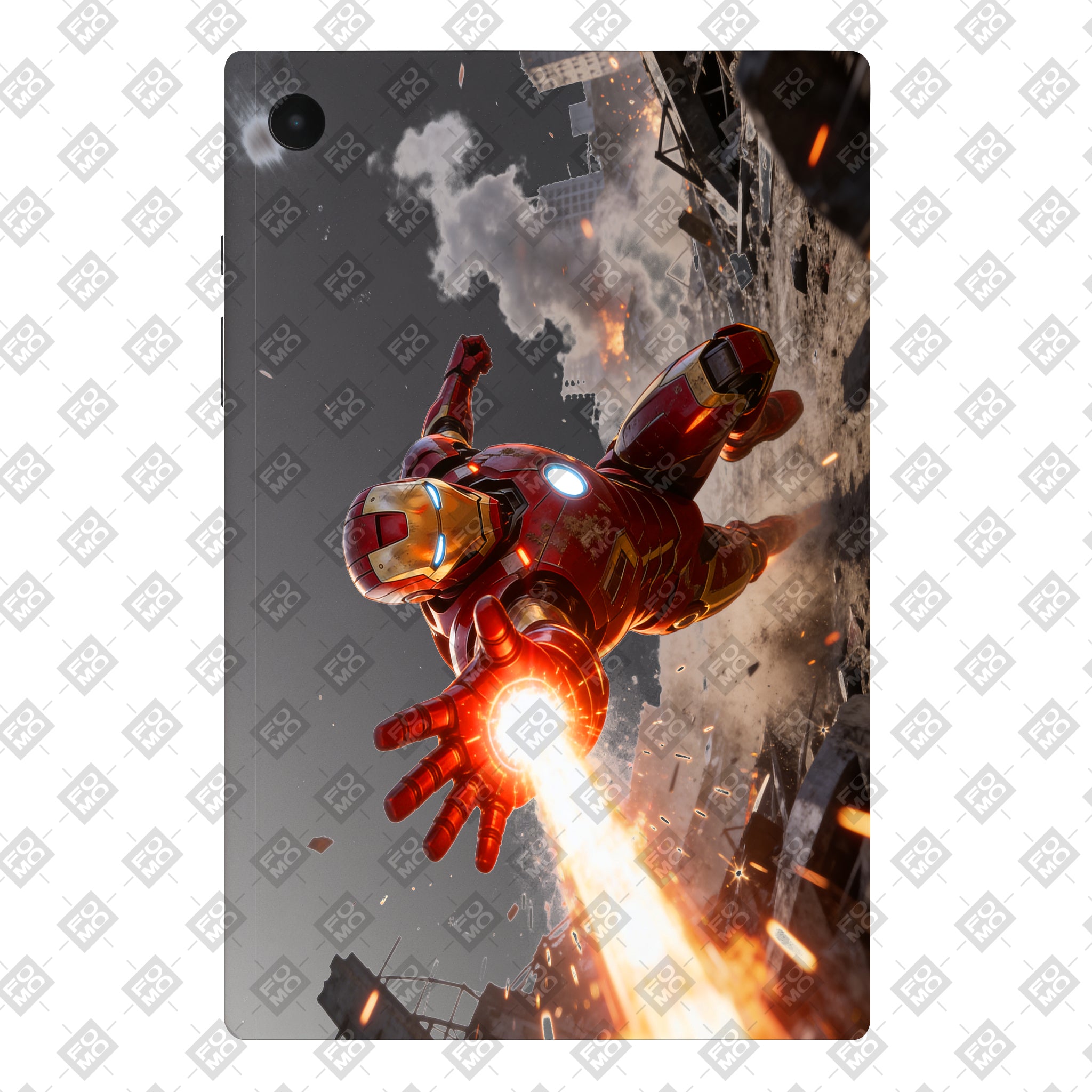 Samsung Galaxy Tab A9 Plus Transparent Iron Fist Tablet Skin