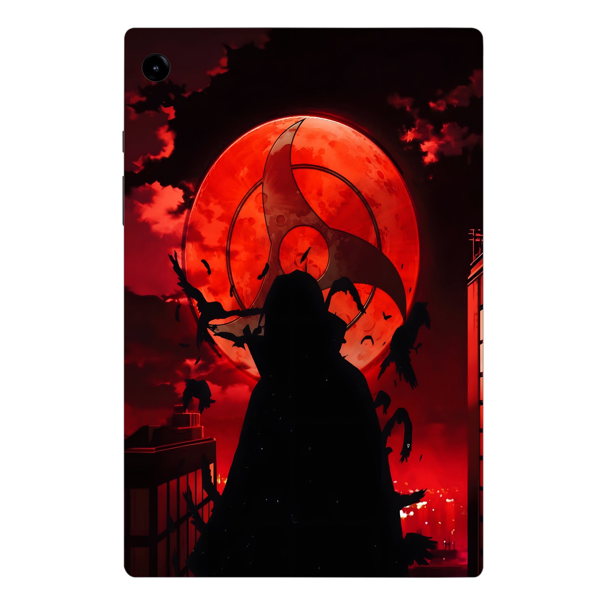 Samsung Galaxy Tab A9 Shadow of Itachi The Mangekyou Anime Tablet Skins