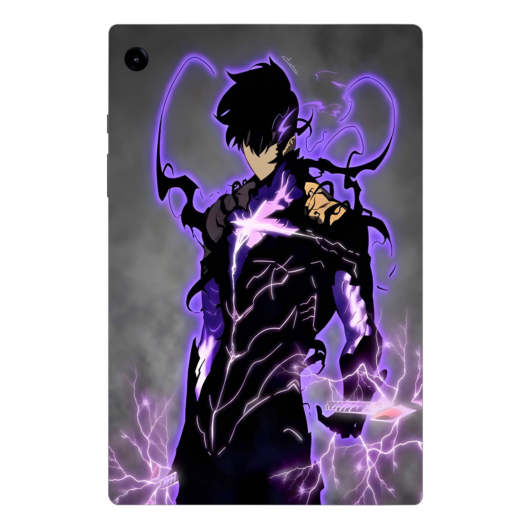 Samsung Galaxy Tab A9 Sung Jin Woo Shadow Monarch Anime Tablet Skins
