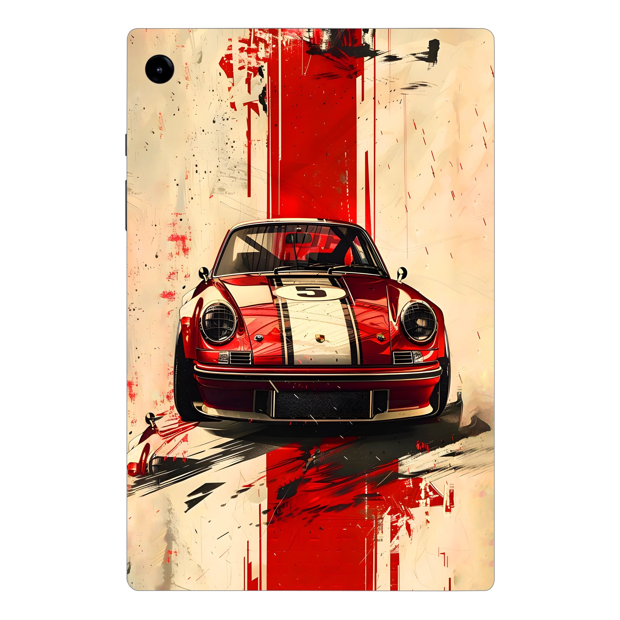 Samsung Galaxy Tab A9 Classic Red Porsche Cars & Bikes Tablet Skins