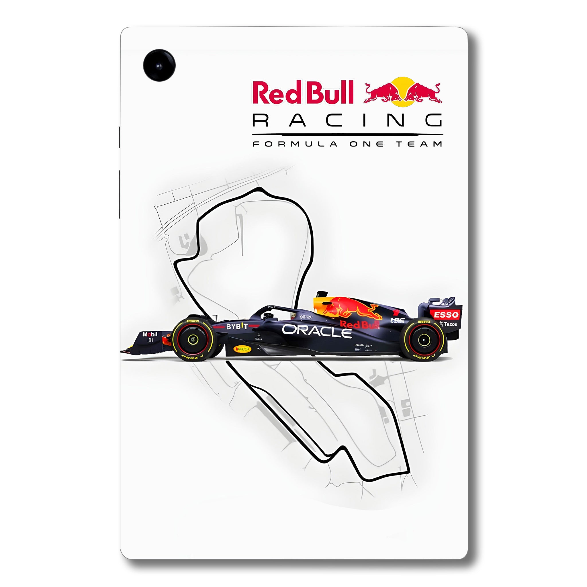 Samsung Galaxy Tab A9 Red Bull Racing in Action Cars & Bikes Tablet Skins