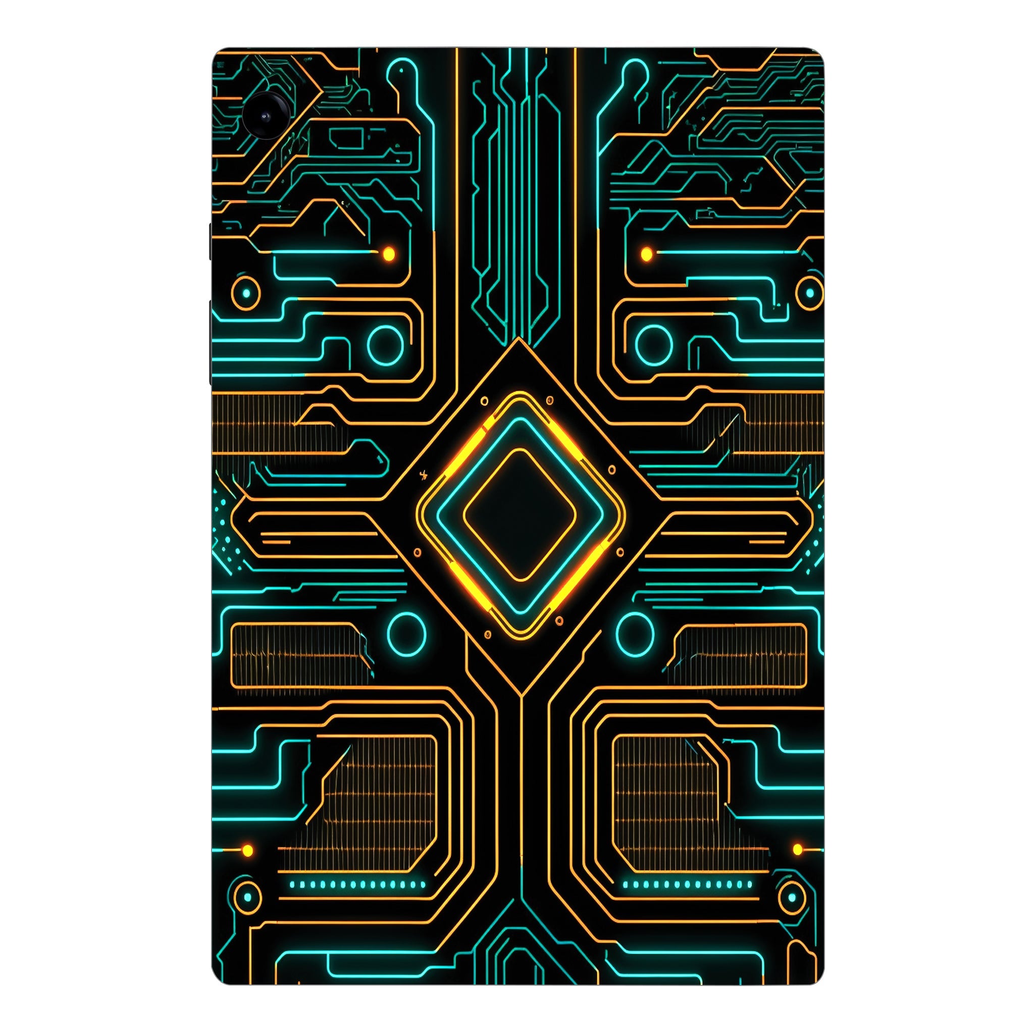 Samsung Galaxy Tab A9 Luminous Circuit Design Tablet Skins