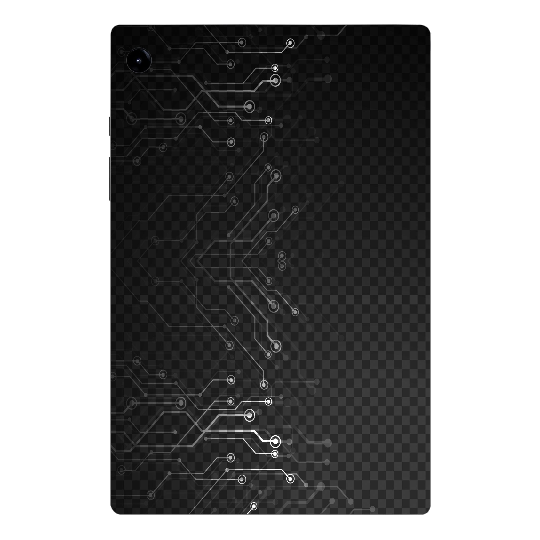 Samsung Galaxy Tab A9 Black Digital Circuit Tablet Skins