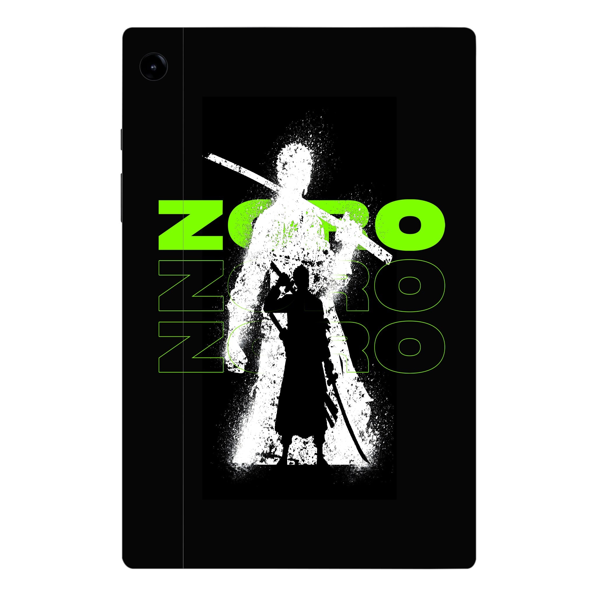 Samsung Galaxy Tab A9 Plus Zoro in Green Anime Tablet Skins