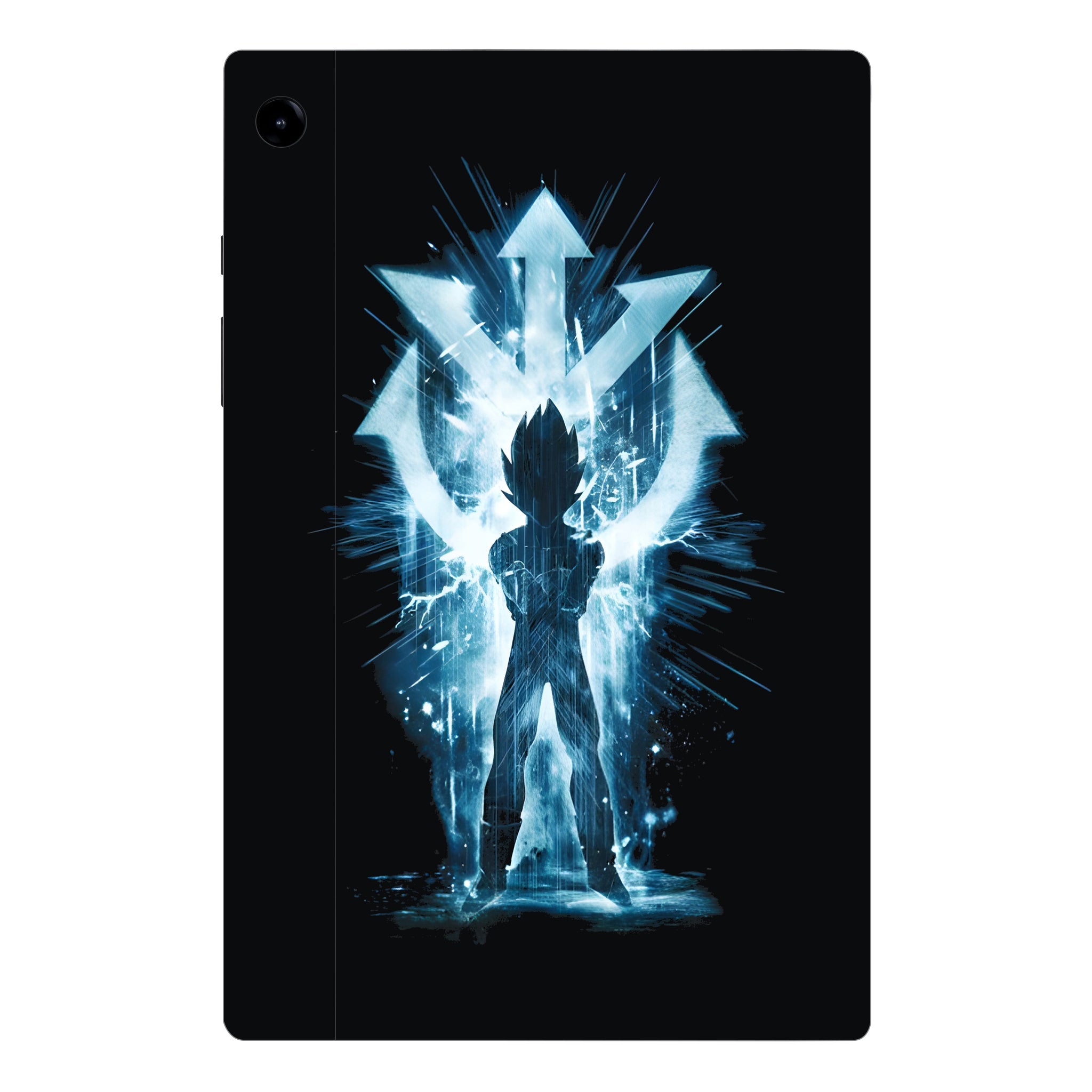 Samsung Galaxy Tab A9 Plus Vegeta in Electric Blue Anime Tablet Skins