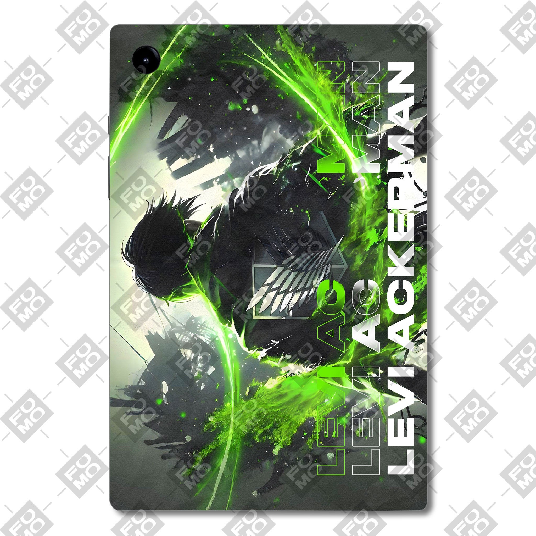 Samsung Galaxy Tab A9 Plus Levi Battle Fury Anime Tablet Skins