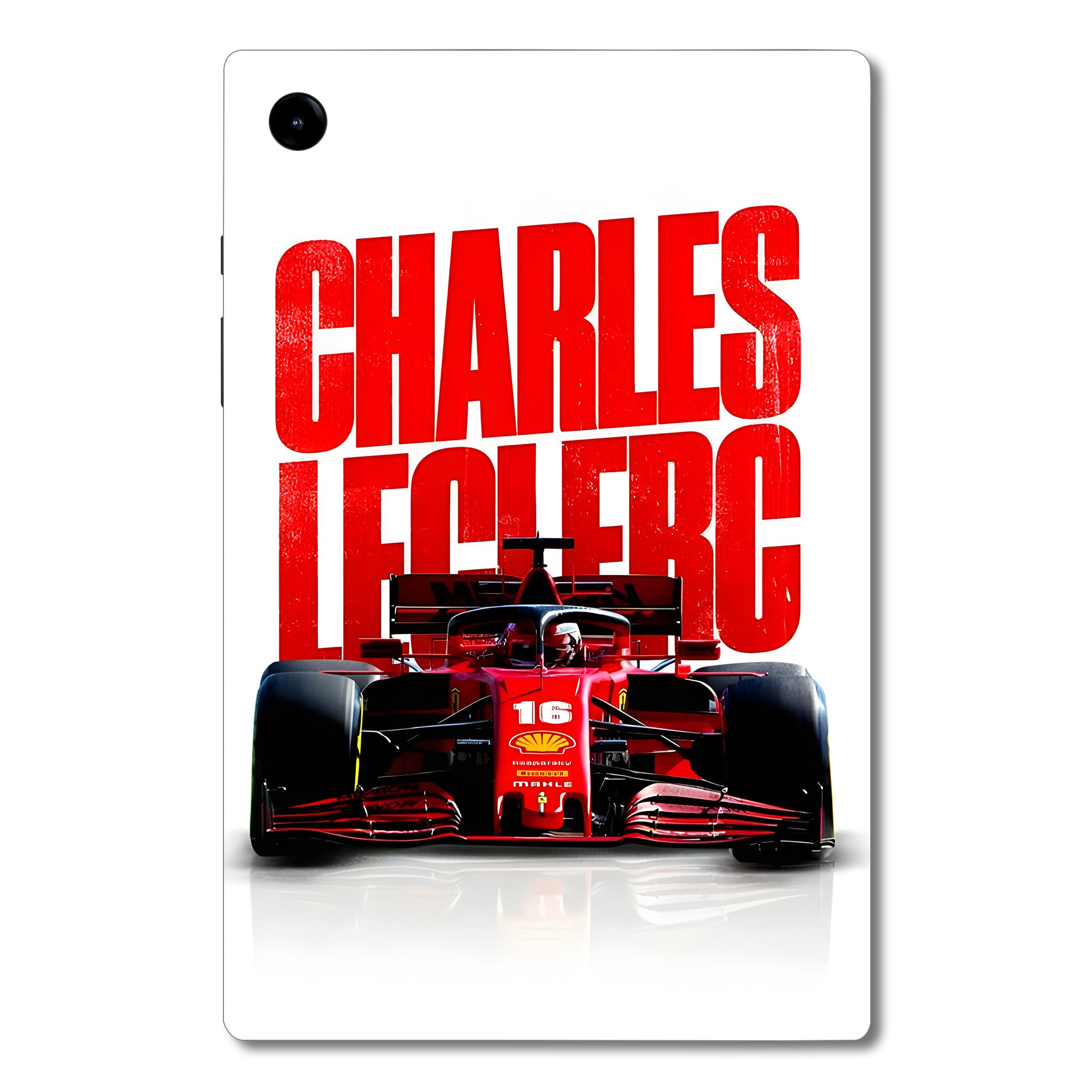 Samsung Galaxy Tab A9 Plus Charles Leclerc Ferrari Cars & Bikes Tablet Skins