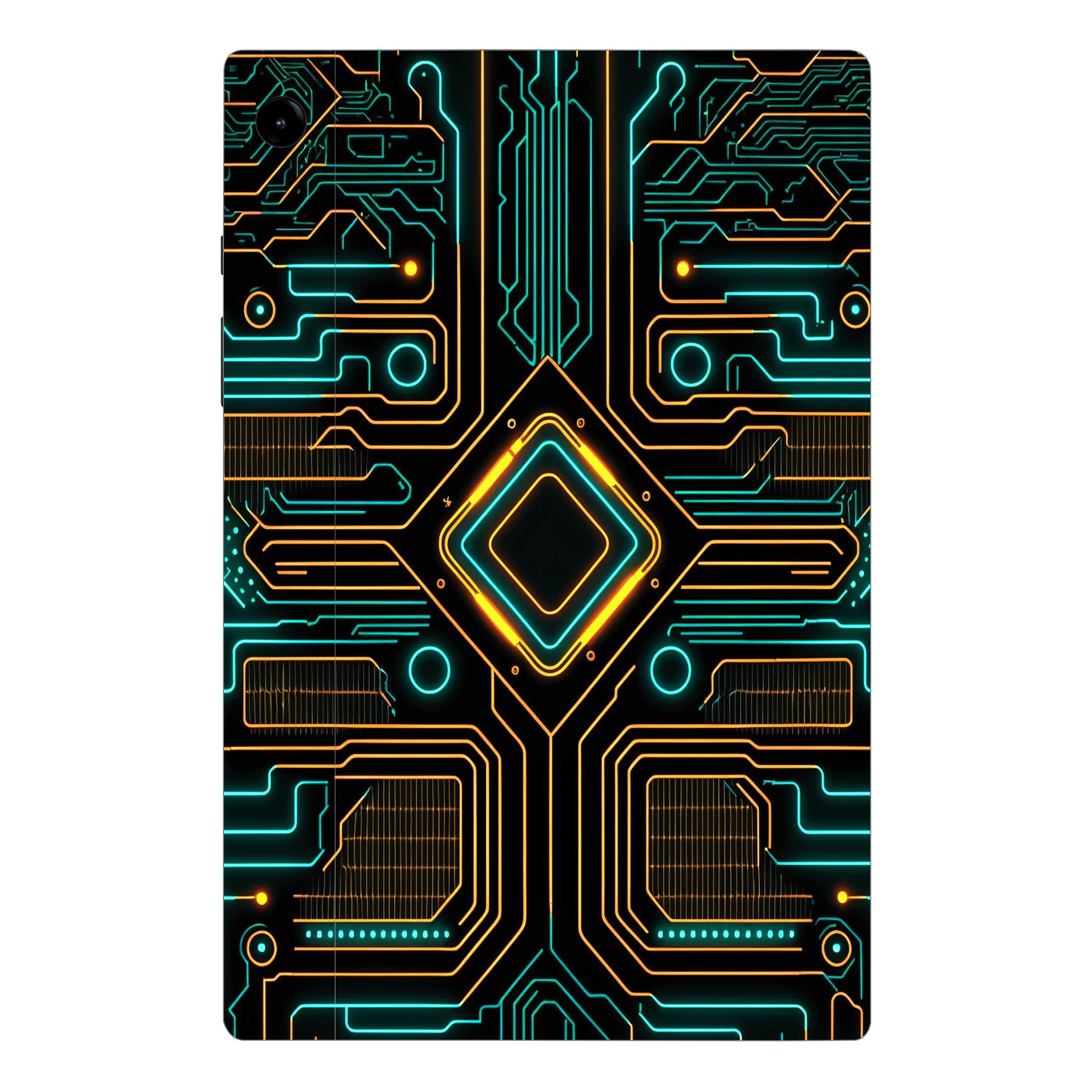 Samsung Galaxy Tab A9 Plus Luminous Circuit Design Tablet Skins