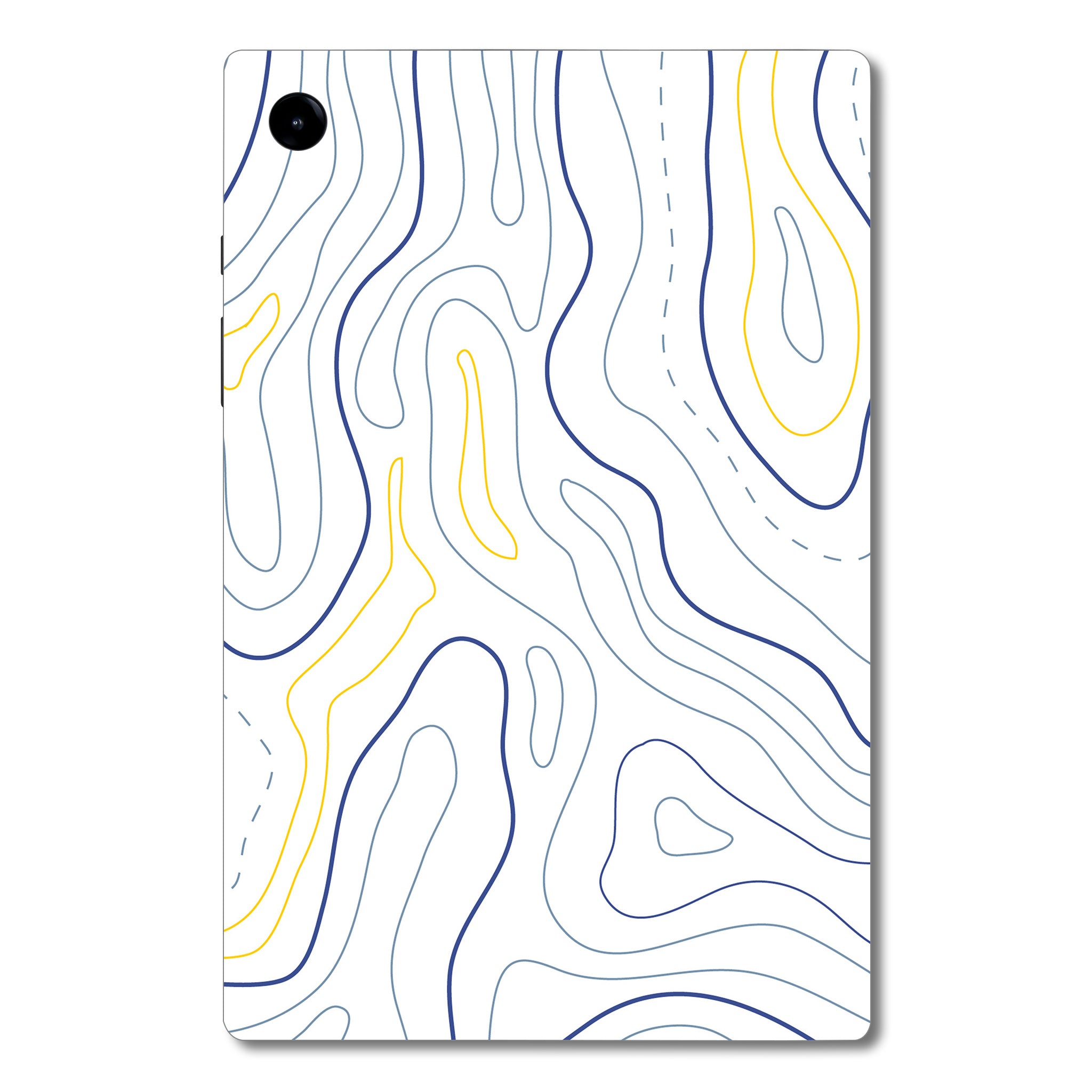 Samsung Galaxy Tab A9 Plus Minimalist Colorful Contours Tablet Skins