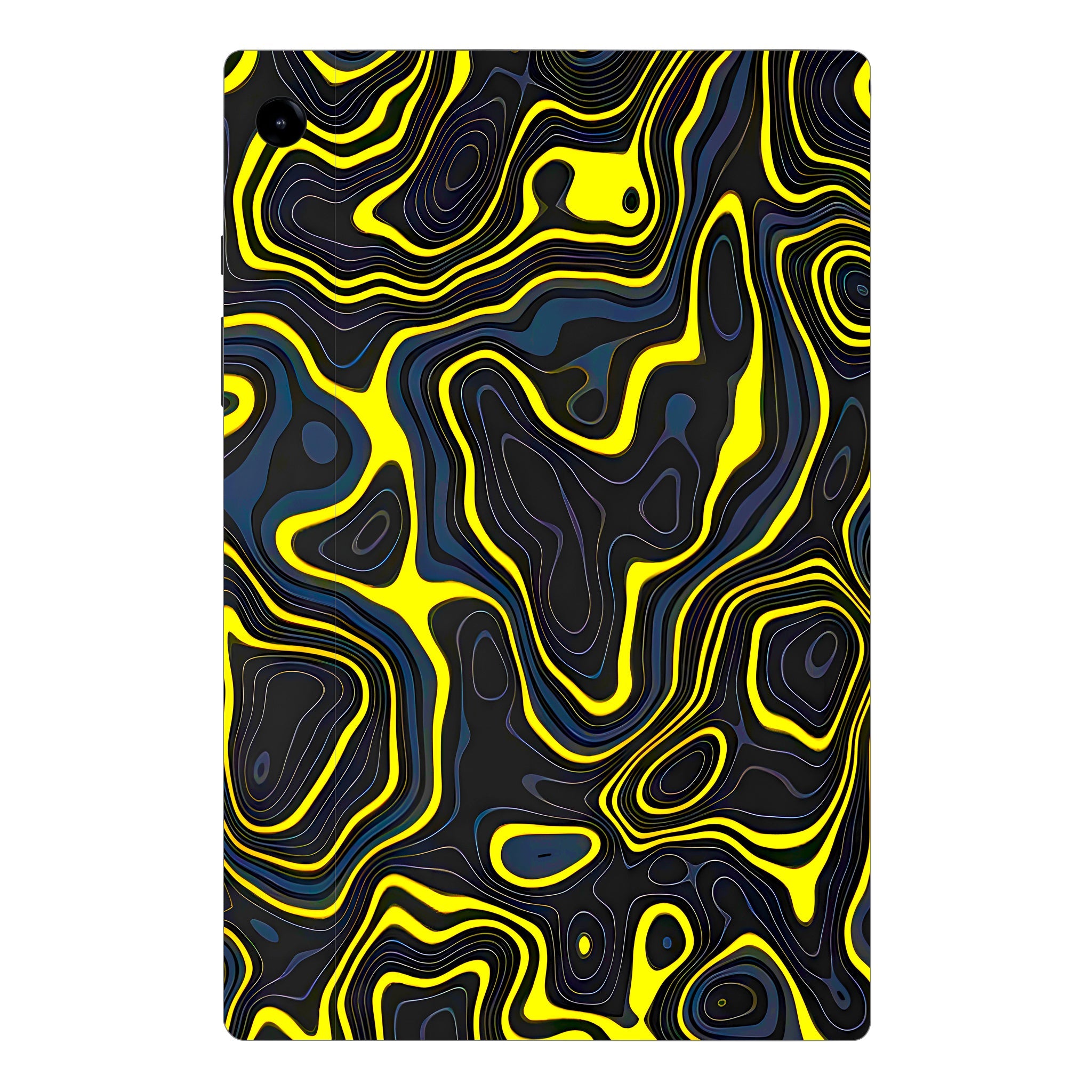 Samsung Galaxy Tab A9 Plus Neon Lava Contours Tablet Skins