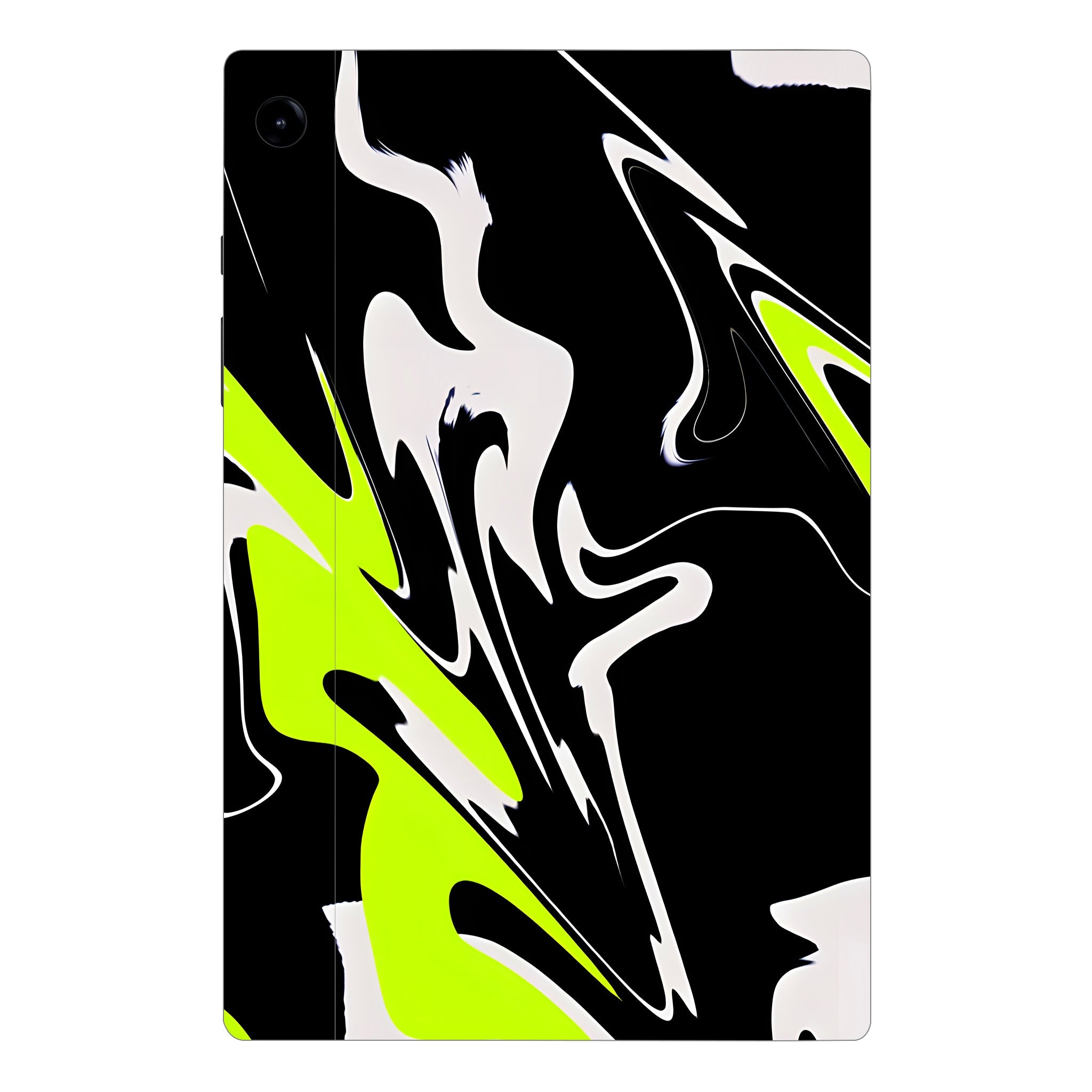 Samsung Galaxy Tab A9 Plus Neon Green and Black Pattern Tablet Skins
