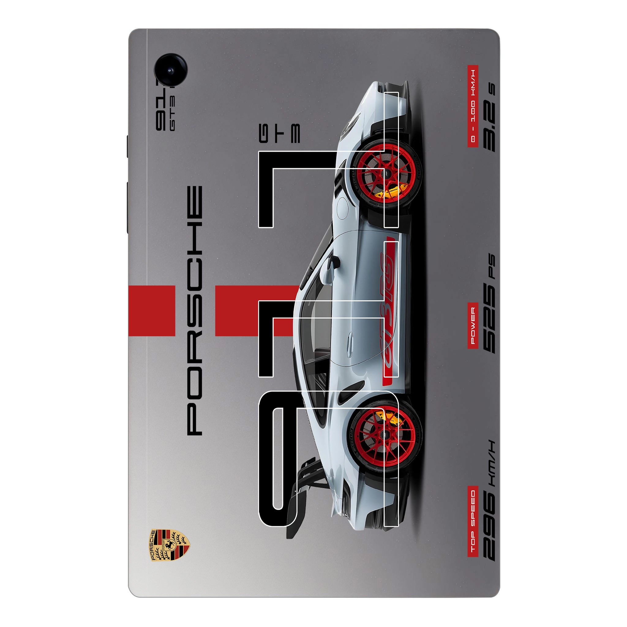 Samsung Galaxy Tab A9 Plus Transparent Porsche 911 GT3 RS Cars & Bikes Tablet Skins