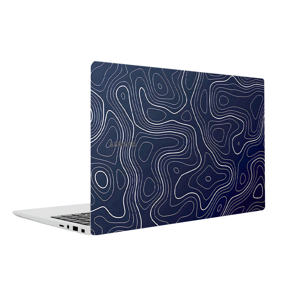Fluid Lines Design Samsung Galaxy Book 4 15.6 Laptop Skin