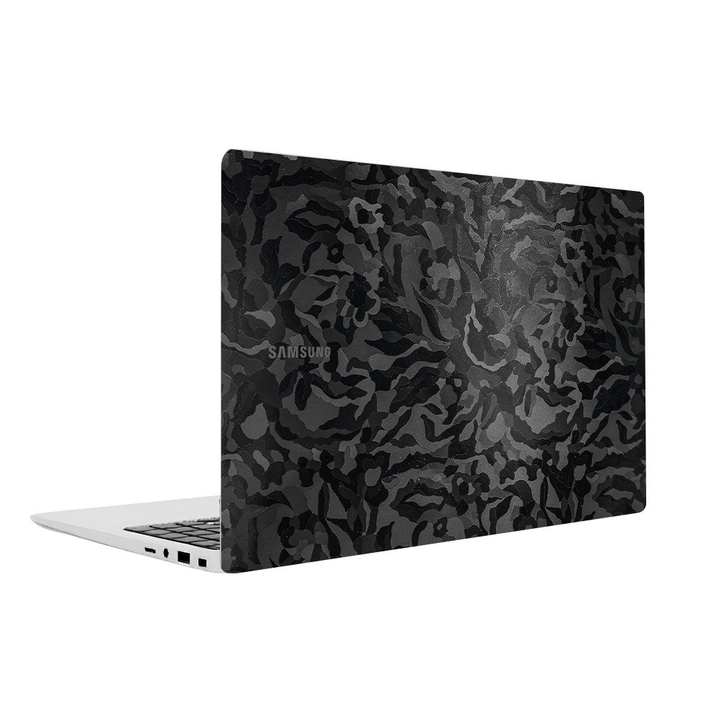Textured Black Camouflage Samsung Galaxy Book 4 15.6 Laptop Skin