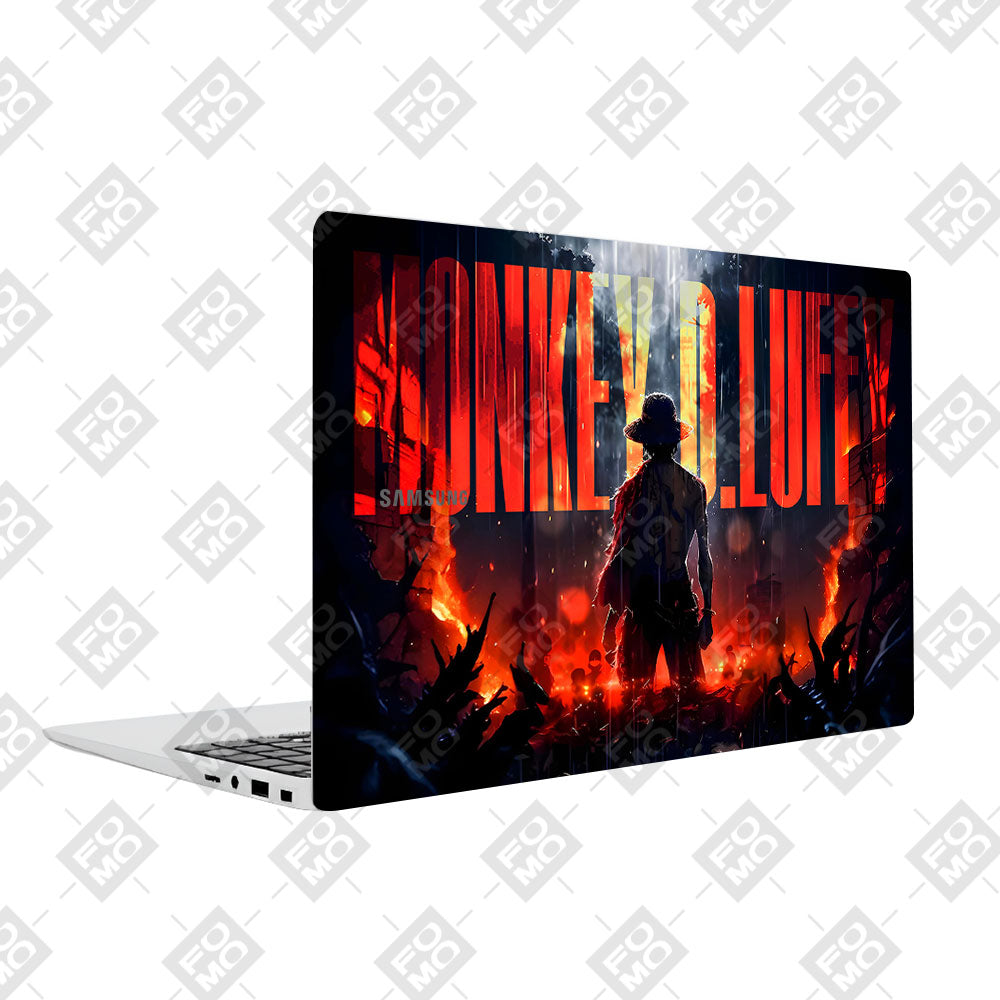 Monkey D. Luffy Blazing Red Samsung Galaxy Book 4 15.6 Laptop Skin