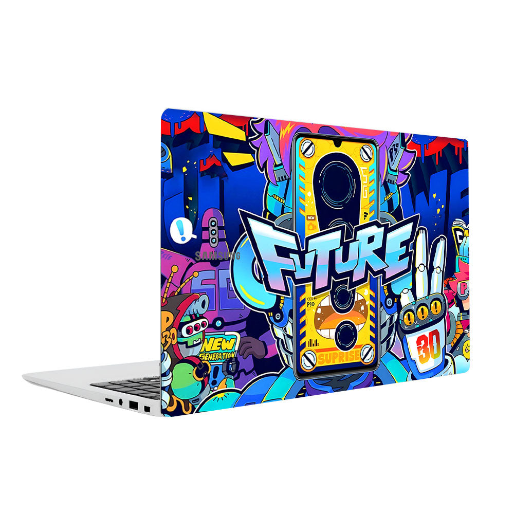 Futuristic Cyberpunk Vision Samsung Galaxy Book 4 15.6 Laptop Skin