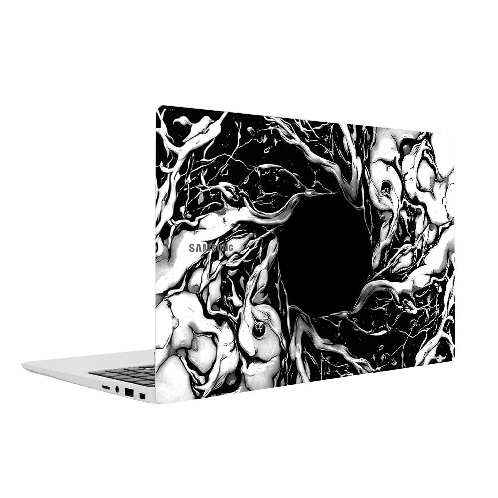 Spiderman Web Black Samsung Galaxy Book 4 15.6 Laptop Skin