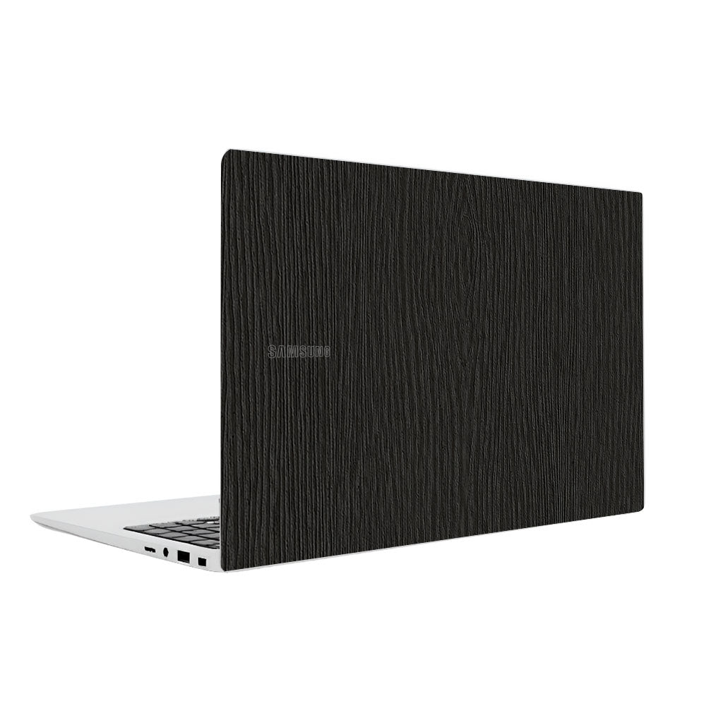 Textured Black Wood Samsung Galaxy Book 4 15.6 Laptop Skin