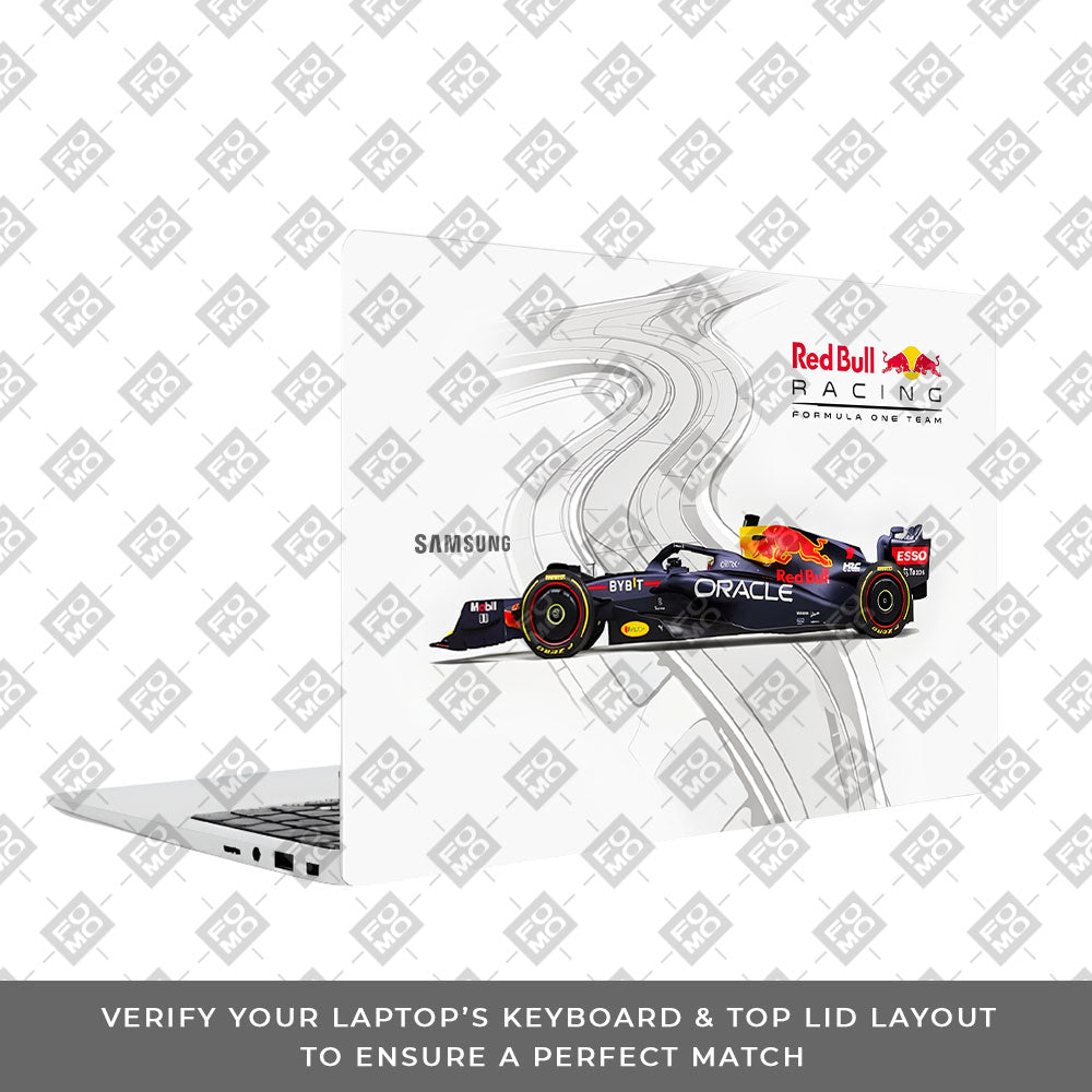 Red Bull Racing in Action Samsung Galaxy Book 4 15.6 Laptop Skin