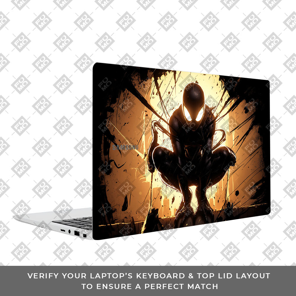 Shadow Spiderman Samsung Galaxy Book 4 15.6 Laptop Skin
