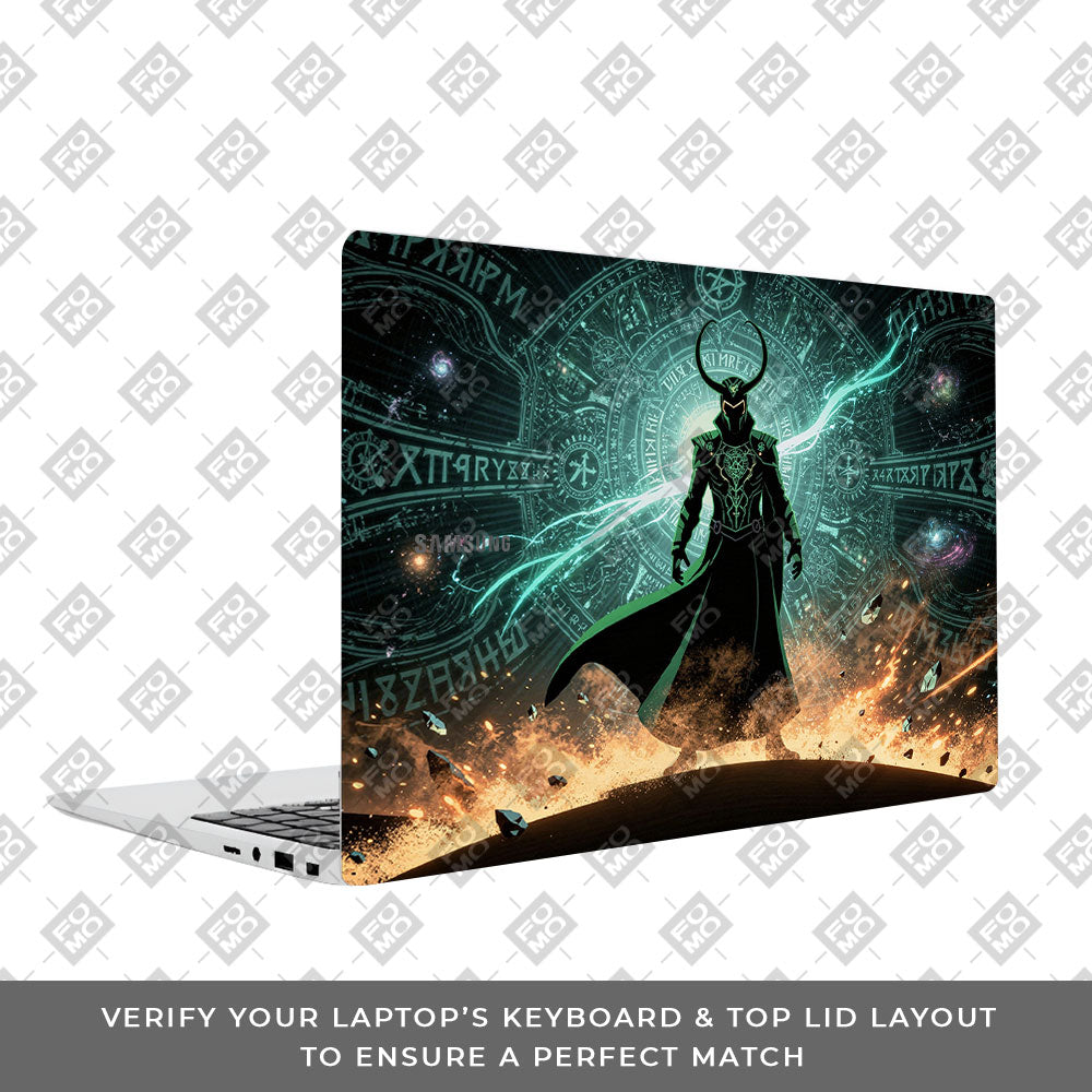 Loki God of Mischief Neon Samsung Galaxy Book 4 15.6 Laptop Skin