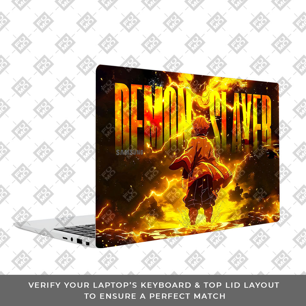 Zenitsu Lightning Strike Samsung Galaxy Book 4 15.6 Laptop Skin