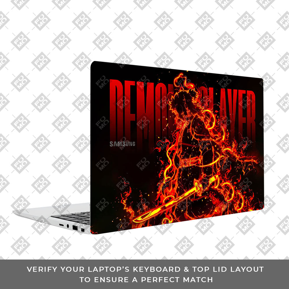 Rengoku Blazing Inferno Samsung Galaxy Book 4 15.6 Laptop Skin
