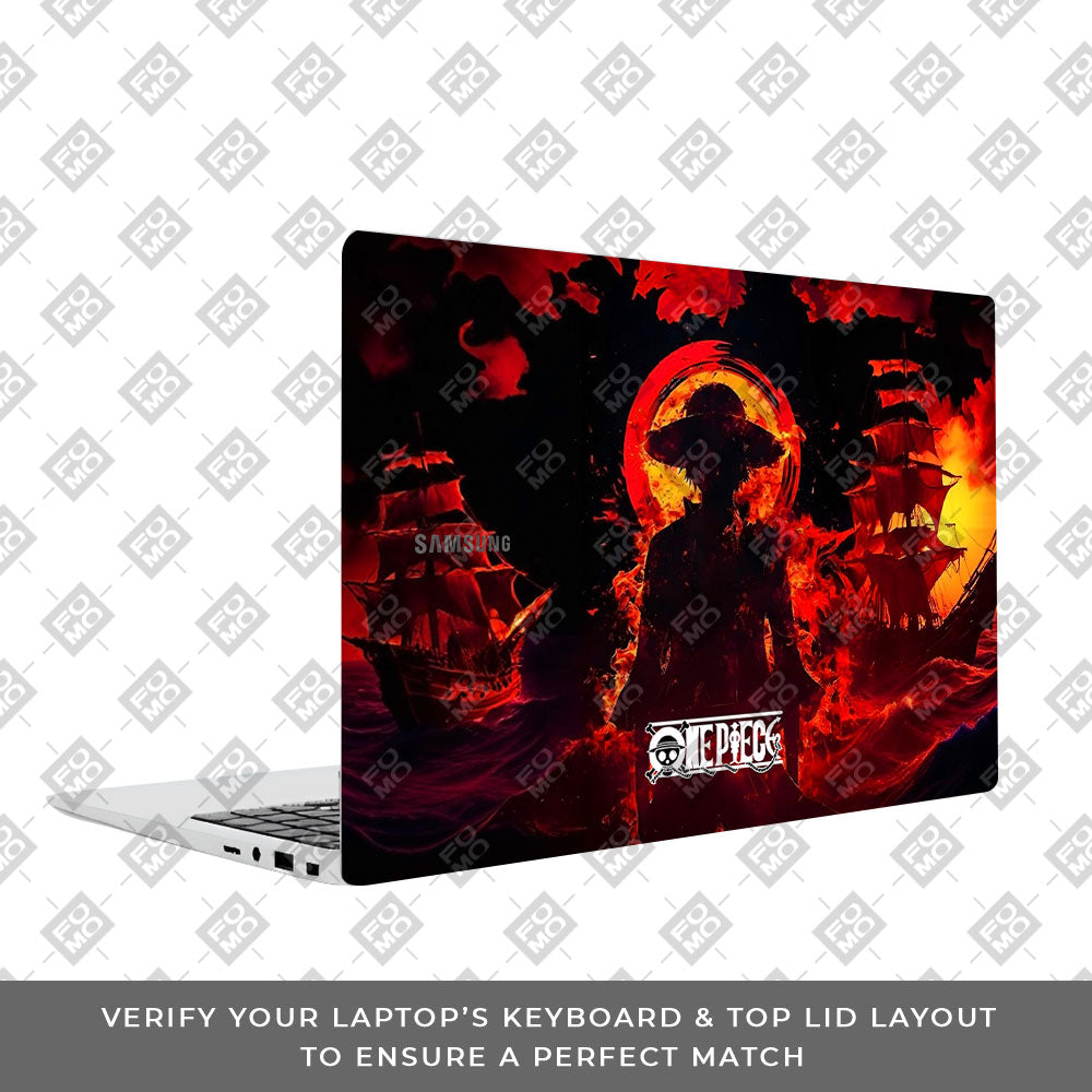 Luffy's Burning Tide Samsung Galaxy Book 4 15.6 Laptop Skin
