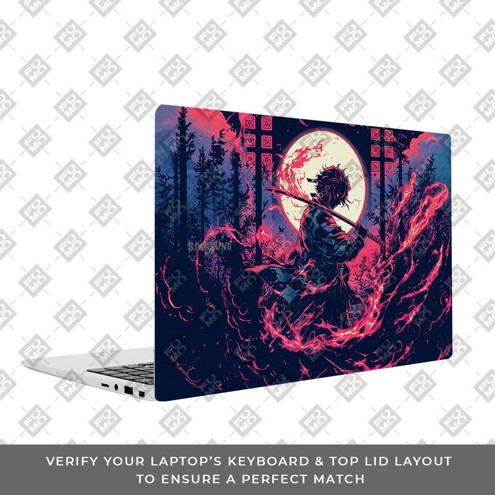 Tanjiro's Flame of Ember Samsung Galaxy Book 4 15.6 Laptop Skin