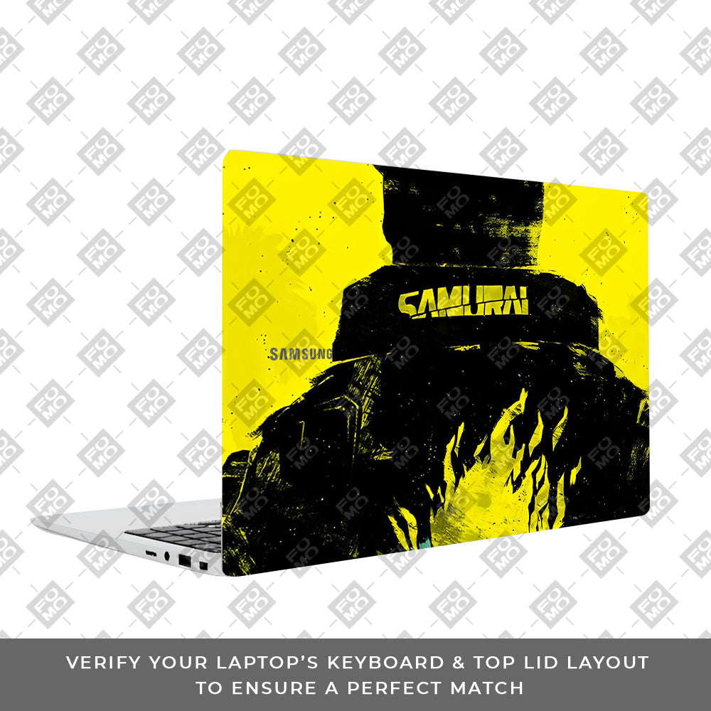 Backlit SAMURAI Jacket Samsung Galaxy Book 4 15.6 Laptop Skin